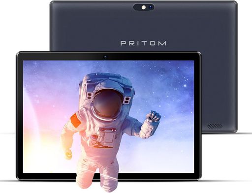 PRITOM 10インチ タブレット WIFIモデル ANDROID13 タブレット 2GB RAM +64GB ROM 6000MAHバッテリー IPS HDスクリーン BLUETOOTH YOUTUBE視聴 ネット検索 子ども用 (グレー)
