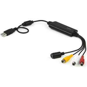 StarTech.comS端子&コンポジット-USB2.0ビデオキャプチャーケーブル/TWAIN対応/アナログデジタルコンバーター/Windows対応SVID2USB232