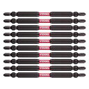ベッセル(VESSEL)サキスボスリムトーションビット両頭+2xφ4.5x110mm10本組SDT10P2110F