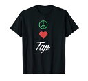 GIFT FOR TAP DANCE | PEACE LOVE TAP DANCING Tシャツ