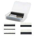 Geekworm2x2040ピン積み重ねるメスヘッダーキット(5つ仕様)、ラズパイGPIOスタッキングヘッダー、RaspberryPi4B/3B+/3B/2B/B+/A+/Zero(ZeroW)に適用