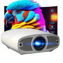 【高輝度50000LM1300ANSI天井吊り対応GoogleTV/Netflix搭載】プロジェクター150インチ投影ぷろじえくたー家庭用1080P明るい部屋でも使えるプロジェクタービジネスAI音声操作自動フォーカス(2)