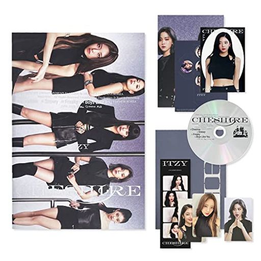 ITZY-[CHESHIRE](通常盤-CVer.)フォトブック+フォトカード+CD-R+歌詞ペーパー+ネオンフォトカード+4カ..
