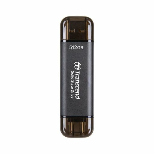 トランセンドジャパントランセンドポータブルSSD512GB高速最大1050MB/s超小型軽量11gType-A/Type-C両対応PS4/PS5動作確認済USB10GbpsTS..
