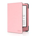 COBAKKINDLEPAPERWHITEカバー6.8型KINDLEPAPERWHITEシグニチャーエディション(第11世代・2021年発売)用新型PUレザースマートカバー(オートスリープウェイク機能付き)、ローズゴールド
