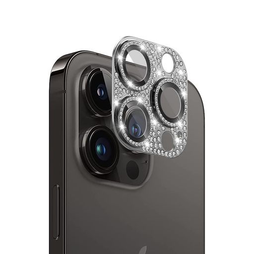 IPHONE16PRO用/IPHONE16PROMAX用カメラ保護ガラスフィルムカメラレンズ保護カバーアルミニウム合金+強化ガラス製カメラカバーキズ防止露出オーバー防止耐衝撃防塵防滴薄型3D全面保護【1枚】ブ…