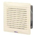 日東工業(NiTO)電磁シールドEMC仕様換気扇付R形ルーバー120x120mm100VクリームRSLP-12KRCES