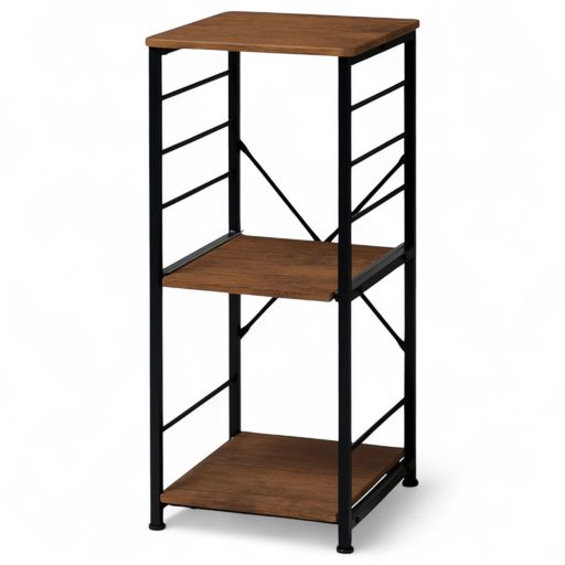 J-kitchensスリムキッチンラック棚ブラウンラック棚