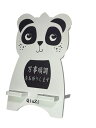 QiuZi木製のかわいい漫画パンダの携帯電話タブレットスタンド携帯電話ホルダー収納