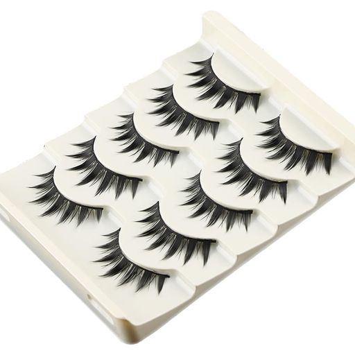 フェイクアイラッシュホットロング厚ビューティ化粧ファッションナチュラルfor5Pairs/Set
