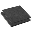 PATIKIL12X12”ランプベースフェルト5個セット2MM厚四角い柔らかい粘着性ある滑り止め傷防止フェルト黒色