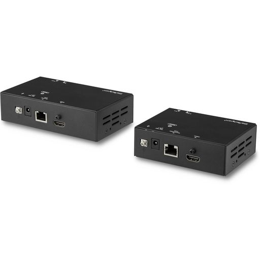 4K/60Hzで70m、1080p/60Hzで100mの長距離で卓越したビデオ画質を保持 カテゴリ5e/カテゴリ6ケーブル1本の手軽なセットアップでビデオと電力を伝送 オプションの取り付け金具を同梱。すっきりしたプロ仕様の設置が可能 IR延長でリモートディスプレイのある場所からビデオソースをリモート制御