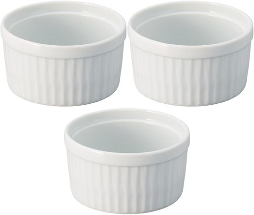 3個セット白丸スフレ小[7x3.7cm・90cc]|スフレ