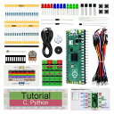 FreenoveRaspberryPiPico基本スターターキット(付属)デュアルコアArmCortex-M0+マイクロコントローラー386ページの詳細なチュートリアル142アイテム55プロジェクトPython/C言語コード