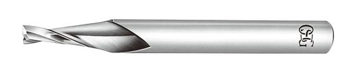 オーエスジー 2枚刃ハイステーパエンドミルスタブ形 外径2.5mm 全長53mm 刃長9mm シャンク径6mm TPDSS 2.5x3°x53x9(87354)