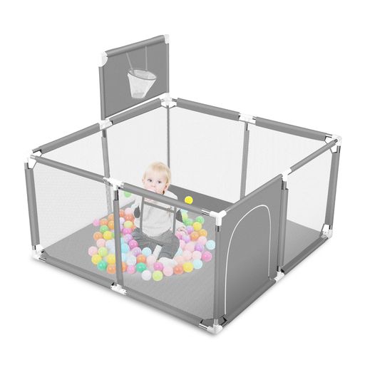 VINTEKY ベビーサークル メッシュ ベビーゲート 128*128*66CM 大型 ベビーフェンス 子供遊び用 室内外対応 堅固さ 滑り止め 安全プレイヤード 洗濯可能 洗える 広々空間で楽しく安全に遊べる メッシュタイプのベビーサークル 自立式 VINTEKY ベビーサークル メッシュ ベビーゲート 128*128*66CM 大型 ベビーフェンス 子供遊び用 室内外対応 堅固さ 滑り止め 安全プレイヤード 洗濯可能 洗える 広々空間で楽しく安全に遊べる メッシュタイプのベビーサークル 自立式