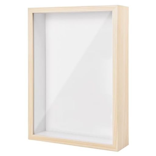 シャドーボックスフレーム写真フレームボックス立体額A4中空5cm木目調フォトフレームディスプレイボッ..