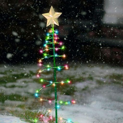 ソーラーイルミネーションライトLEDクリスマスツリー飾り付けライトガーデンライト50LED7M4つ点灯モー..