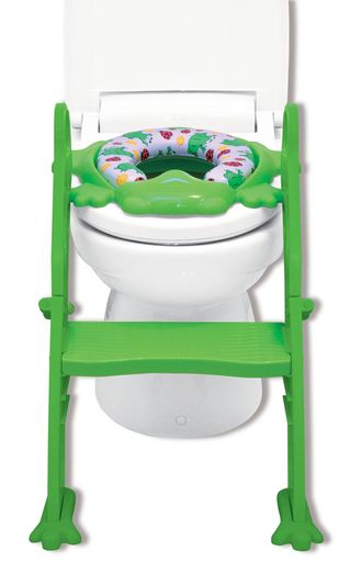 リトルプリンセス LITTLE PRINCESS かえるのふかふか ステップ式 トイレトレーナー グリーン リトルプリンセス LITTLE PRINCESS かえるのふかふか ステップ式 トイレトレーナー グリーン