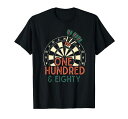 ダーツ180スポーツトーナメントダーツ180Tシャツ