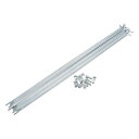 BULLSPANN12本入り14GJベンド自転車用亜鉛メッキスポーク260MM10.24”サイクルスポークブラスニップル付きスチールスポークマウンテンバイクMT...