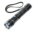 【WARSUNDM126C】多機能ズーム懐中電灯強力軍用小型LED-アルミ製、長距離ビーム、USB-C充電式