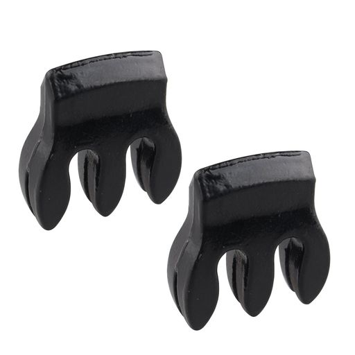 2個メタルバイオリンミュートフィドルサイレンサー弦楽器アクセサリー