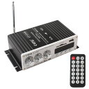 OBESTbluetooth5.0パワーアンプコンパクトオーディオアンプHi-FiステレオアンプUSB/SDカード再生可能デジタルディスプレーデリモコン付き12...