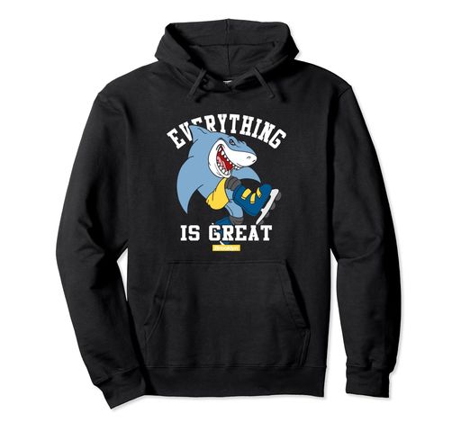 EverythingIsGreat-CoolShark-ローラースケートにサメパーカー