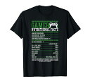 ゲーマー栄養成分ビデオゲーム愛好家ファンTシャツ