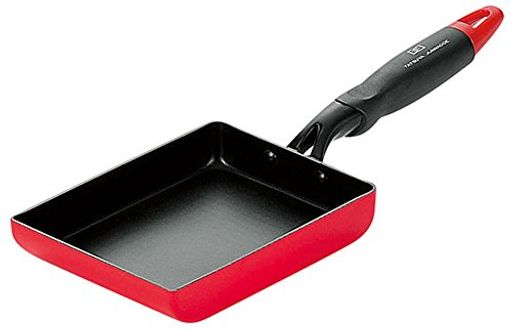 よこやまタツヤ・カワゴエ玉子焼13x18cmTKM-201Sレッド