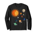 望遠鏡双眼鏡天体物理学惑星科学天文学長袖Tシャツ(2)