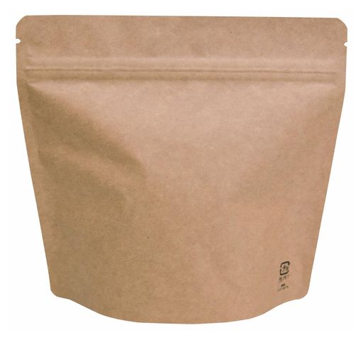 ラッピング袋アルミスタンドチャック袋200gバルブ無茶クラフト50枚セット[ギフト袋/プレゼント袋/コー..