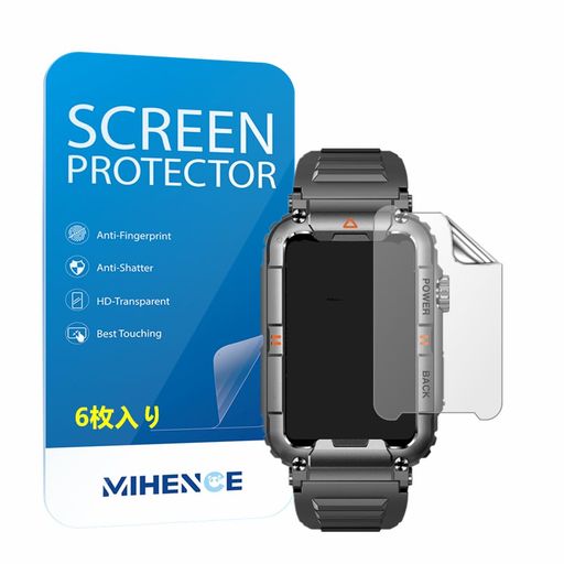 MIHENCE保護フィルム対応KR881.57インチスマ-トウオッチPETHD保護フィルム対応KOMOIKR88腕時計(6枚入り) MIHENCE保護フィルム対応KR881.57インチスマ-トウオッチPETHD保護フィルム対応KOMOIKR88腕時計(6枚入り)