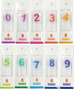 お誕生日キャンドルミニデジットキャンドルバースデイ【0】~【9】(各数字1個セット(10個セット))