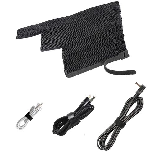 【50本・超お得】結束バンドタイプなので、表面:全鈎面。背面:全面ループ。サイズは3種類、各キットには7インチ10個、6インチ20個、4インチ20個が含まれています。 【高品質材質】ケーブルバンドは100%高級ナイロン材質を採用し、ソフトリング面の強力フック面が密着し、堅固に接続でき、繊維質の柔軟性に優れ、耐久性、耐摩耗性、再使用性を有する。乱雑な配線で埋め尽くされると、絡み合うのは難しい。これを使ってアレンジするとすっきりします。家庭/オフィスなどにも使えますし、ガーデニングにも使えます。 【簡単使用】ケーブルをまとめて収納した後、結束テープの穴を通してケーブルの中央に何度も巻きつけて貼り付けます。堅牢に固定でき、迅速で簡単で効率的です。この機能のおかげで、大きなものも縦に並んで紐をつなぐことができます。50個のバックルを接続する場合、バインドテープの全長は7.5メートルです。(注意:火元に近づかないでください。直射日光の当たる場所では使用しないでください)。 【汎用性】室内と室外に適しており、ケーブルバンド固定、整理用、取り外し後に使用するのに最適です。