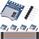 DAOKAI5PCSマイクロSDカードモジュールミニTFカードリーダー...(2)