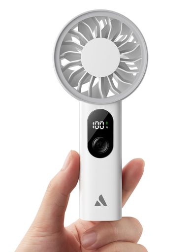 Aecooly ミニ型ハンディファン 軽量 静音 【業界最小サイズ 120g 】携帯扇風機 手持ち扇風機 5段階風量調節 最大10時間連続使用