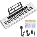 電子ピアノ電子キーボード61鍵盤キーボードピアノ60デモ曲200音色200リズム内蔵電子キーボードLCDディスプレイ搭載初心者持ち運び軽量日本語で表記日本語取扱説明書(2)
