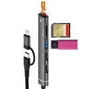SISYFOSIPAD、IPHONESDカードリーダーLIGHTNINGインタフェース3IN2USBC/ライトニングSDカードリーダーSDカード/TFカード/USB2.0OTG機能読み書き同時/写真//PDF/ビデオ/ドキュメント(2)