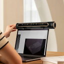 「4階段風量&クリップ型」MACOLAUDER2-in-1モニター掛け式扇風機USBモニター扇風機卓上扇風機ディスプレイファンデスクファン50°角度調整省スペー...