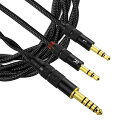 COOYINイヤホン・ヘッドホンリケーブル4.4MM(5極)左右二重線矢印3.5MM(3極)*2バランス銀メッキ単結晶銅8芯リケーブル分岐オスオスIEMソニーN...