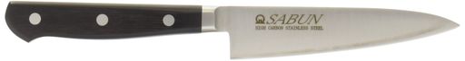 遠藤商事TKG包丁ペティーナイフサイズ(cm)12全長(mm)230質量(g)80背厚(mm)2SABUN(サブン)ステンレス鋼..