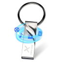USBメモリ32GBUSB2.0高速USB亜鉛合金ボディ防水防塵耐衝撃WINDOWS/MAC対応超小型USBメモリーシルバー(2)