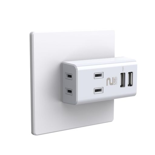 電源タップ USB モバイルタップ 抗菌加工 コンセント挿し込み口/定格入力:AC100-240V、差し込み口数:2個口(合計1400Wまで) USBポート/定格出力:DC5.2V 1A(合計最大)、コネクタ形状:USB-Aタイプ、ポート数:2個口 本体サイズ:W35xH68xD24mm(プラグ部を除く)、本体重量:約46g 保証期間:お買い上げ日より1年間