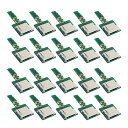 CY20個/ロットマイクロSDTFメモリーカードキットオスから標準SDメス延長アダプターエクステンダーPCBAリーダー車の携帯電話用(SDx20個)(2)