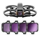 FPVTOSKYAVATA2NDフィルターセット、マルチコートNDフィルターカメラレンズAVATA2アクセサリー用、6パックNDフィルターセット(MCUV、ND...