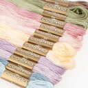 LECIEN(ルシアン)刺しゅう糸12本セットコスモ(Cosmo)ThreadassortedpackbyNickiFranklin【SpringFlowerBasket】No.162400-12