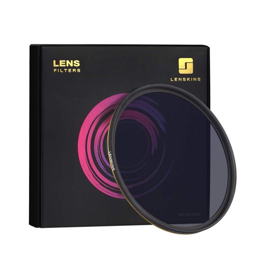 LENSKINSNDフィルターND6416層ナノコーティング光学ガラス撥水防汚キズ防止減光フィルター58mm
