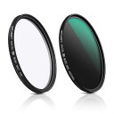 K&FCONCEPT52MMND1000フィルター+CPLフィルター2枚セット18層コーティング極薄光学ガラス【メーカー直営店】